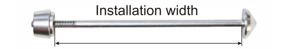 How to measure PITLOCK installation width