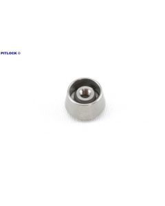 Closure M5 for wheels and headlights without axle: pressure plate, locking ring, Teflon disc, spring washer and coded nut