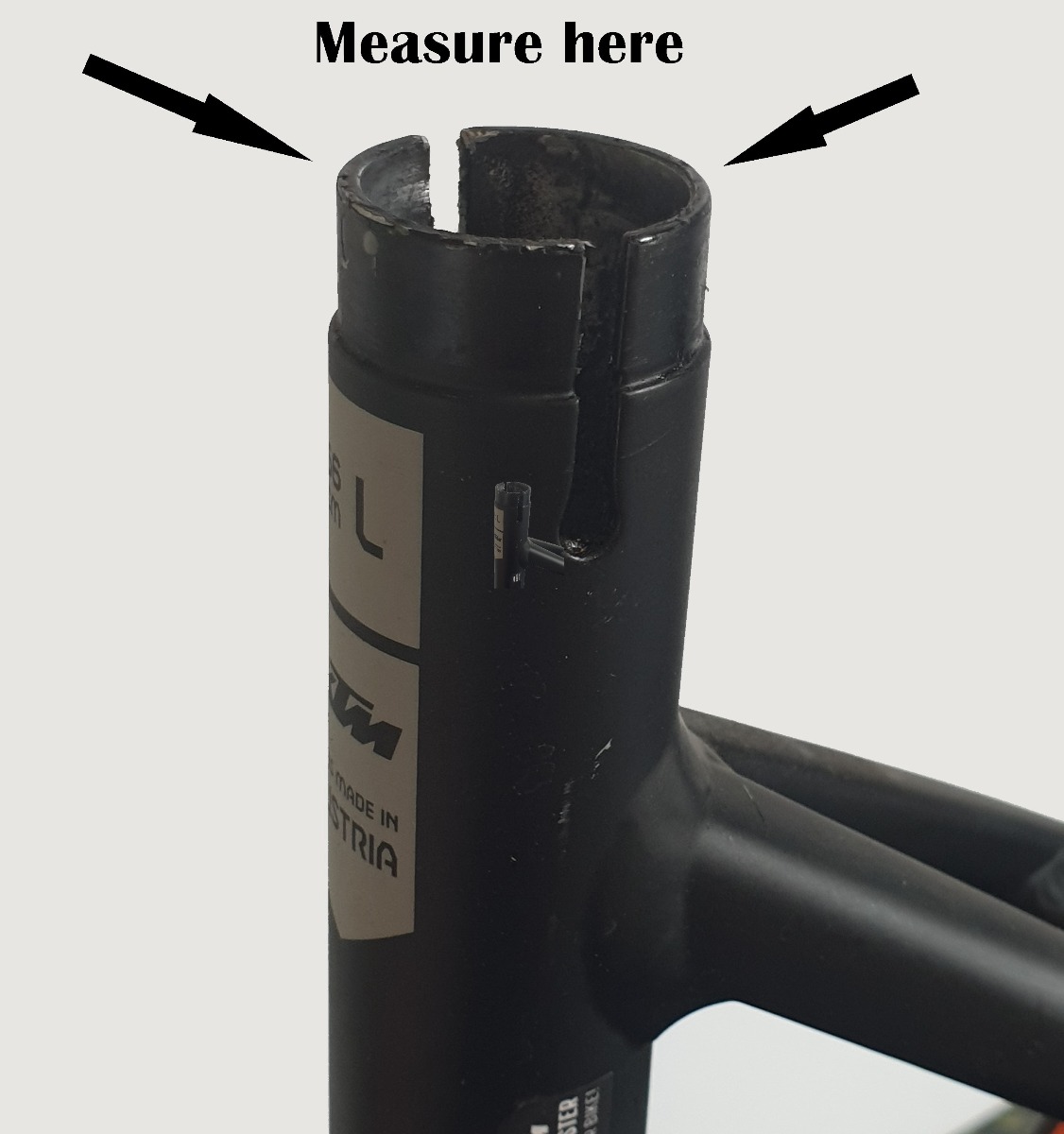 Measure saddle clamp
