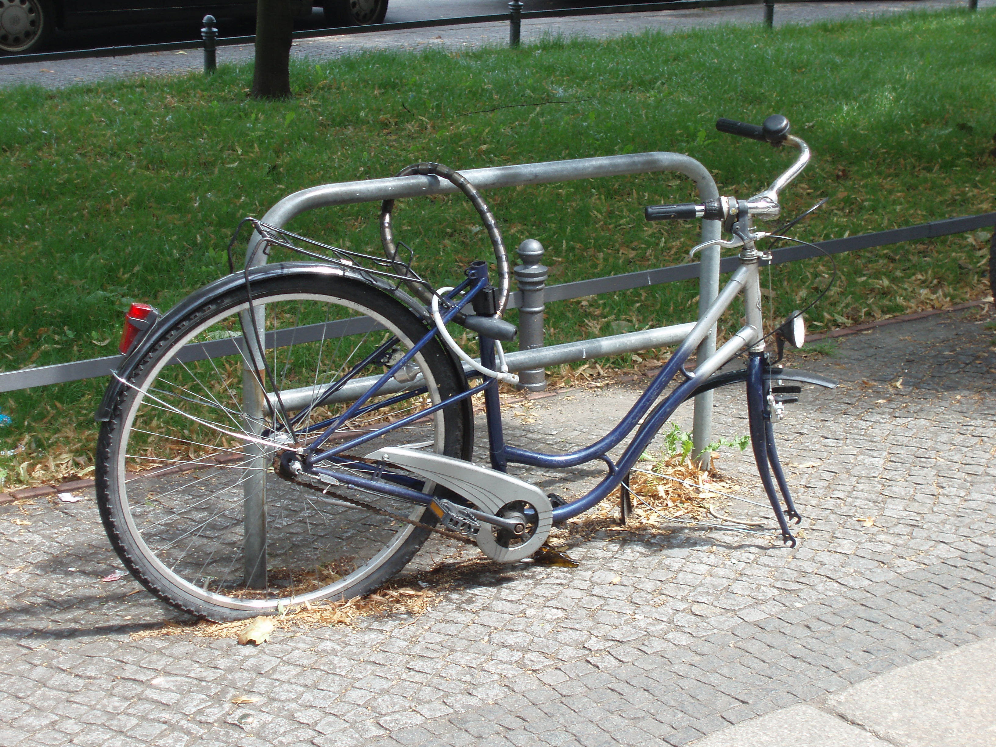 Schutz vor Fahrraddieben